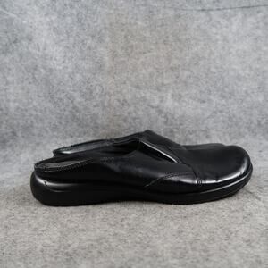 Mootsies Tootsies Shoes Womens 8.5 Slip On Mule Clogs Casual Black Retro Comfort